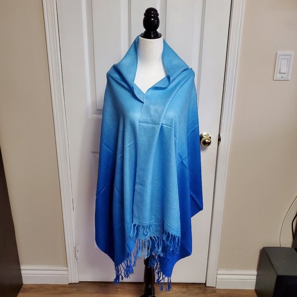 Pashmina Silk Scarf Ombre - Picture 3 of 6